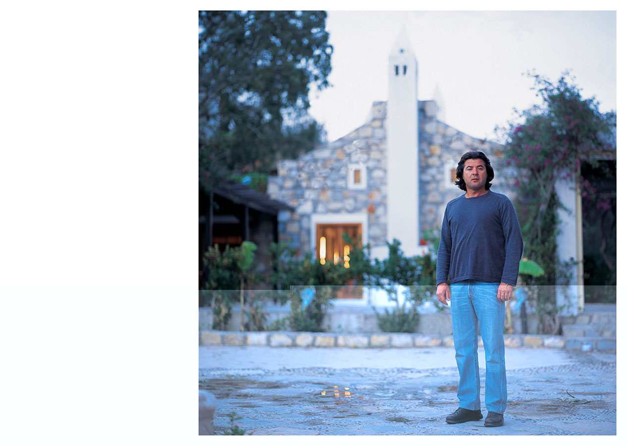 A book project about Bodrum Town - C type Prints with interview subtitles 80 x 100 cm