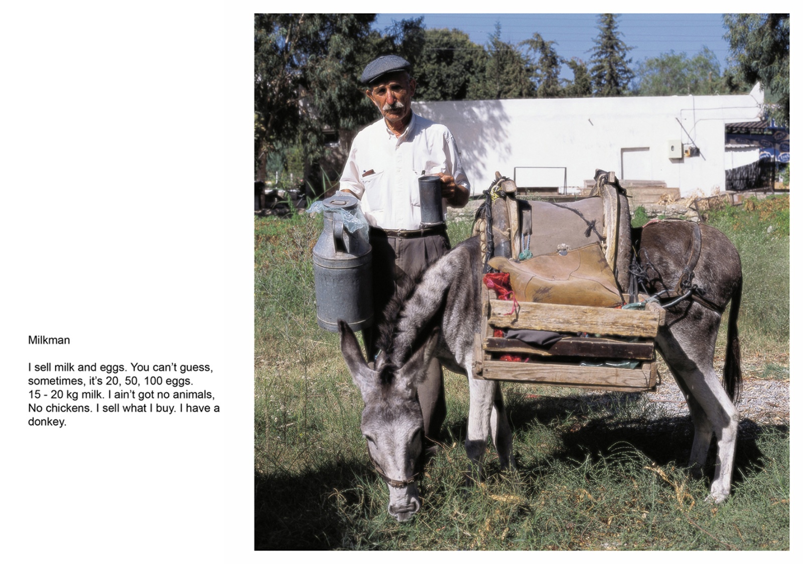 A book project about Bodrum Town - C type Prints with interview subtitles 80 x 100 cm