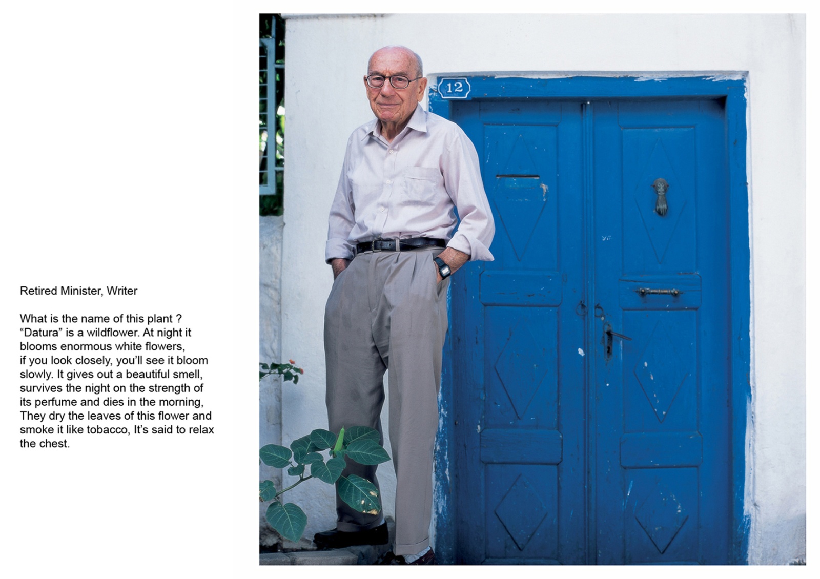 A book project about Bodrum Town - C type Prints with interview subtitles 80 x 100 cm