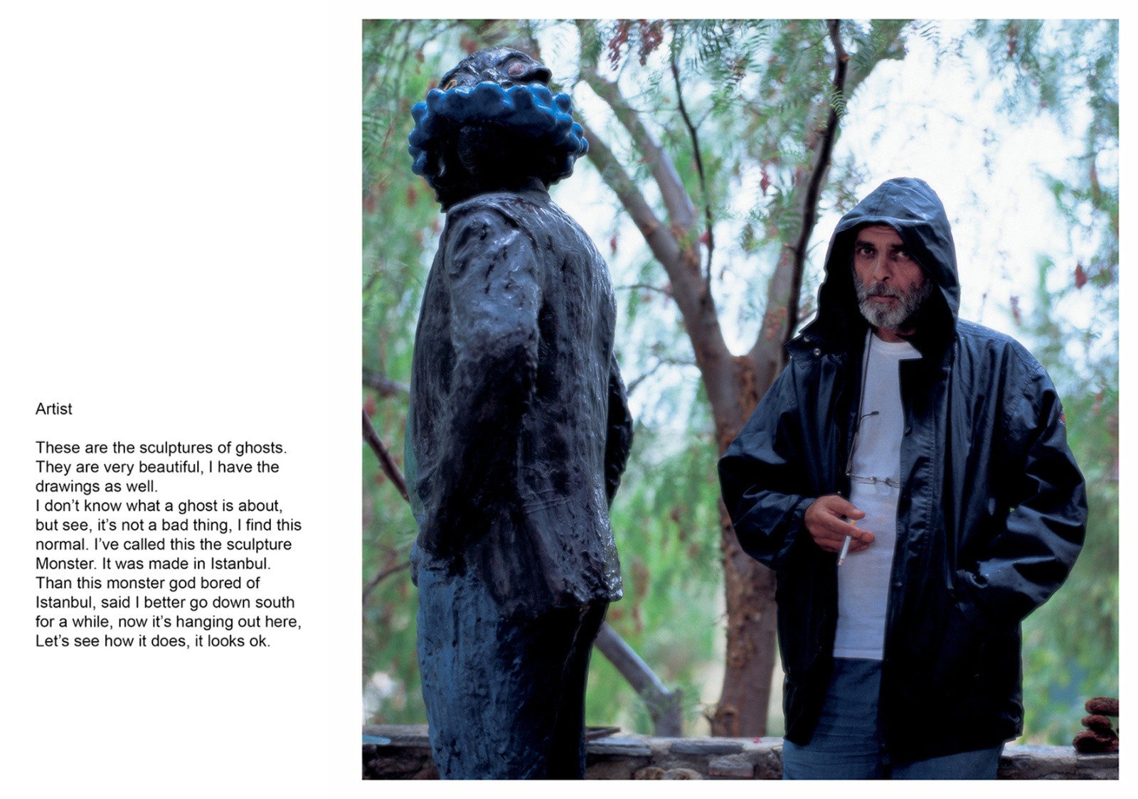 A book project about Bodrum Town - C type Prints with interview subtitles 80 x 100 cm