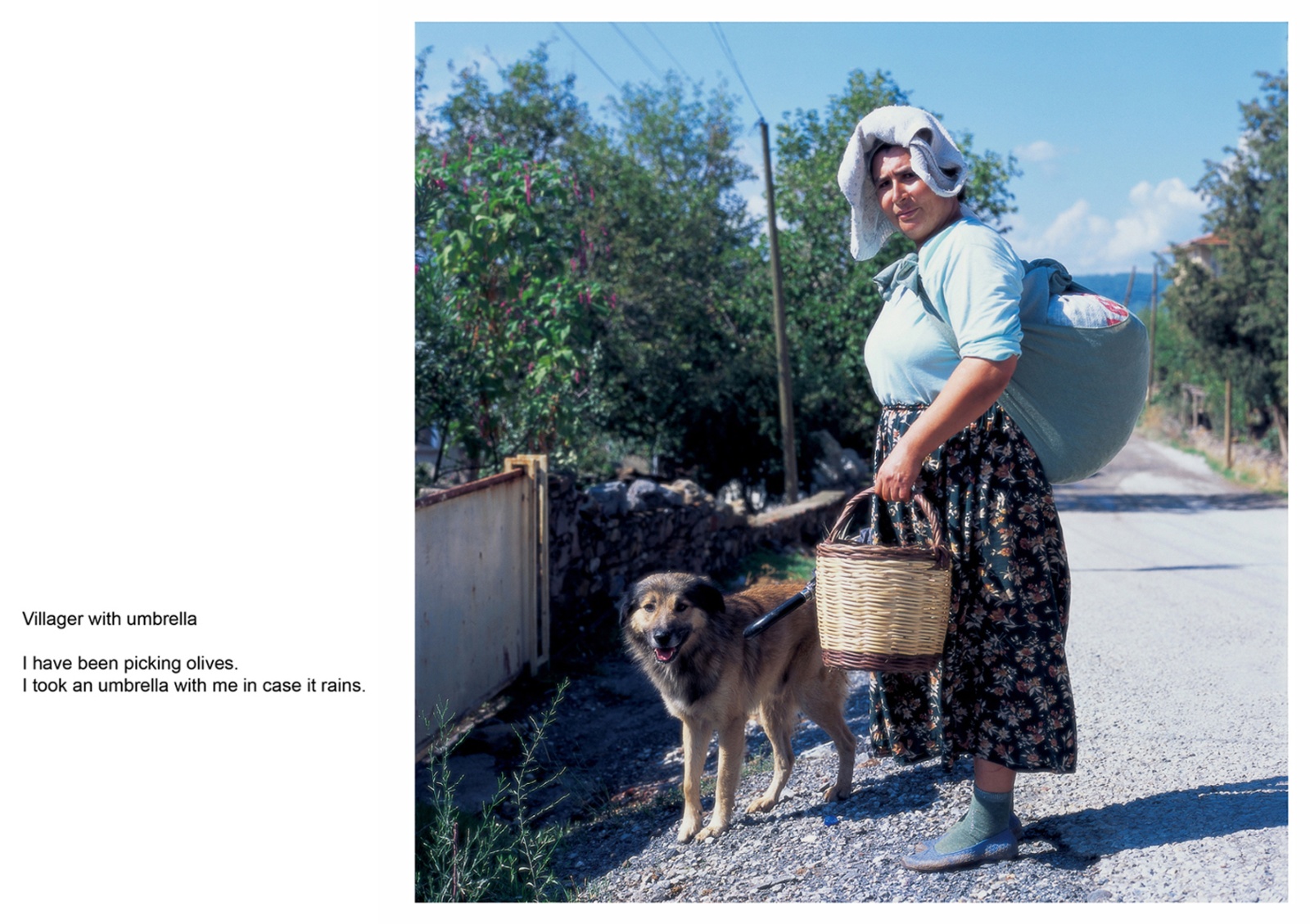 A book project about Bodrum Town - C type Prints with interview subtitles 80 x 100 cm