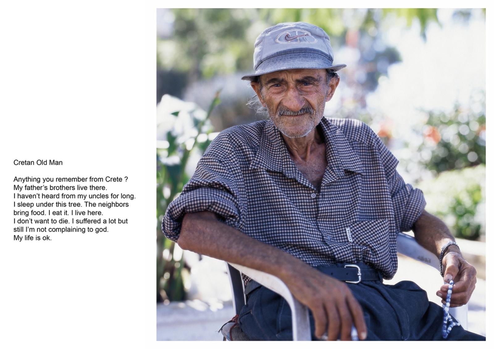 A book project about Bodrum Town - C type Prints with interview subtitles 80 x 100 cm