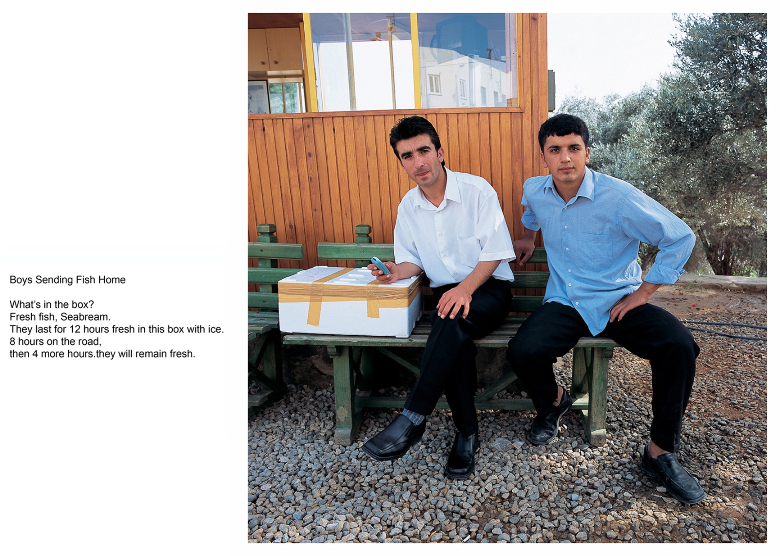 A book project about Bodrum Town - C type Prints with interview subtitles 80 x 100 cm