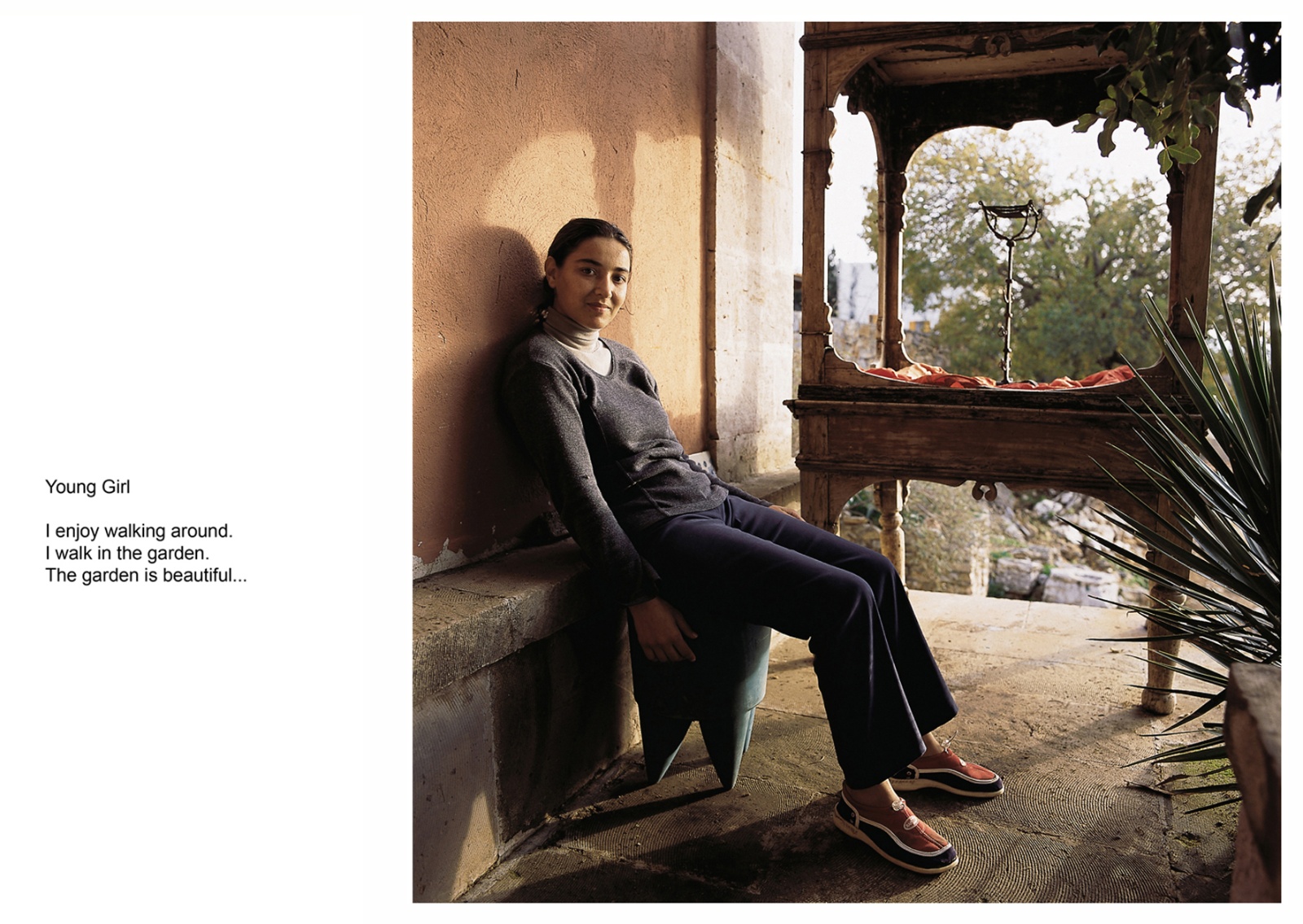 A book project about Bodrum Town - C type Prints with interview subtitles 80 x 100 cm