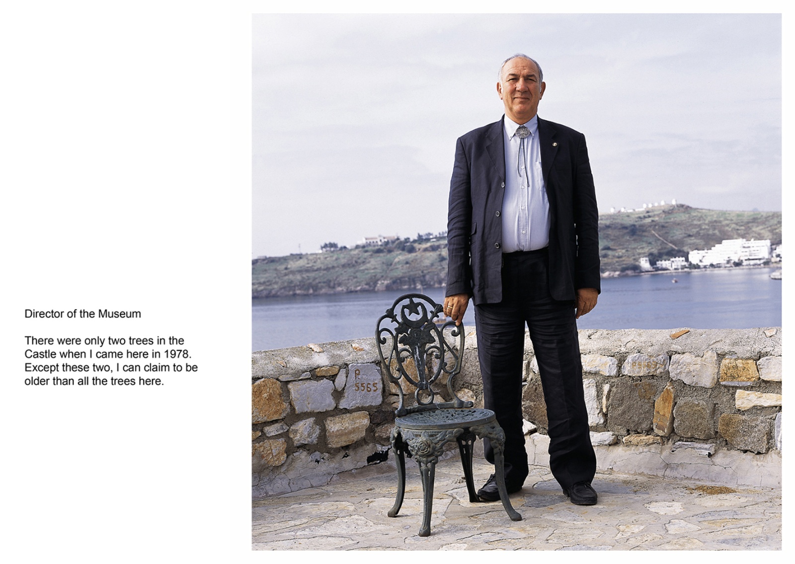 A book project about Bodrum Town - C type Prints with interview subtitles 80 x 100 cm