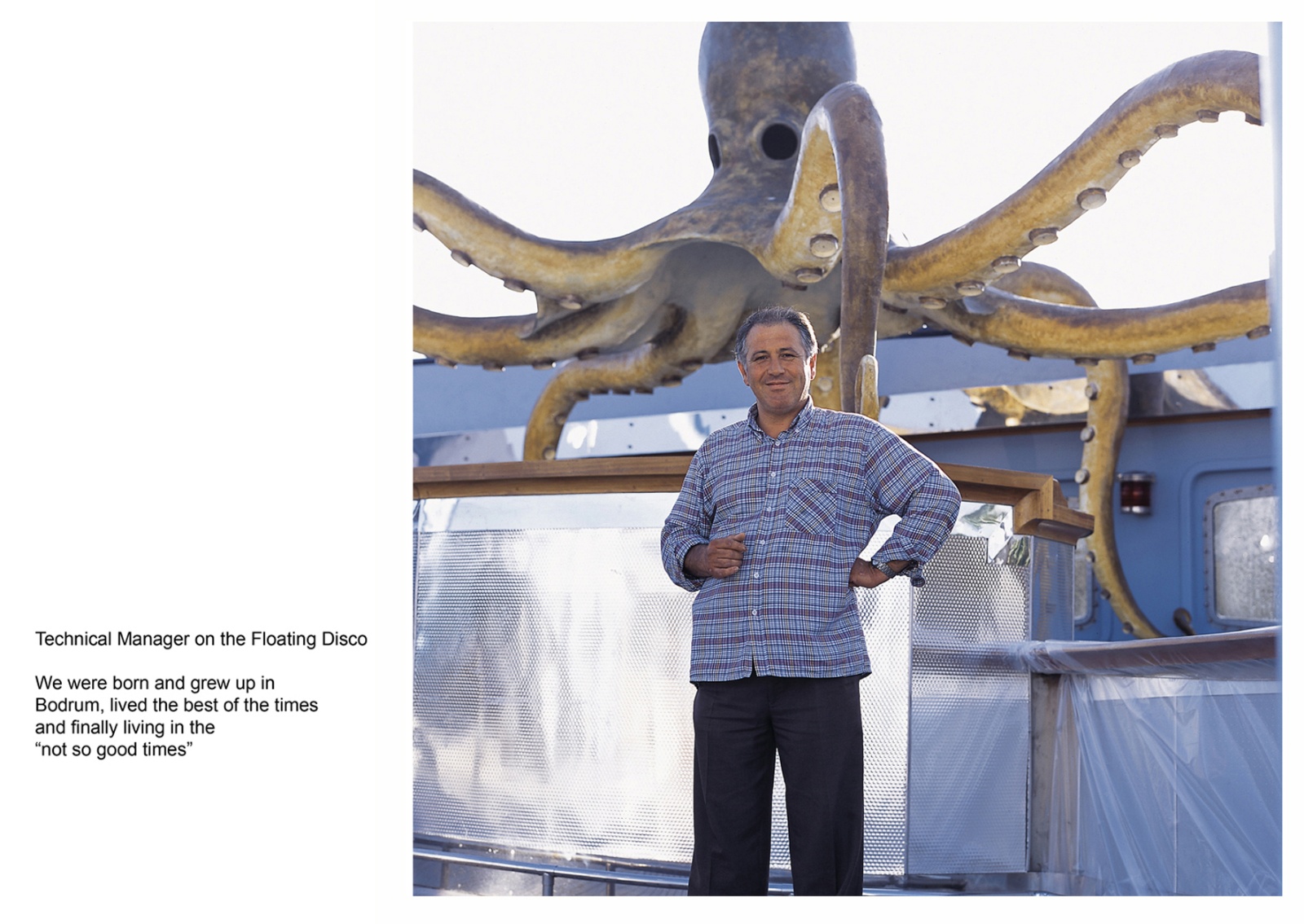 A book project about Bodrum Town - C type Prints with interview subtitles 80 x 100 cm