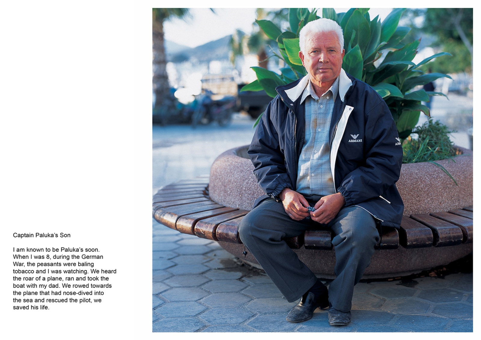A book project about Bodrum Town - C type Prints with interview subtitles 80 x 100 cm