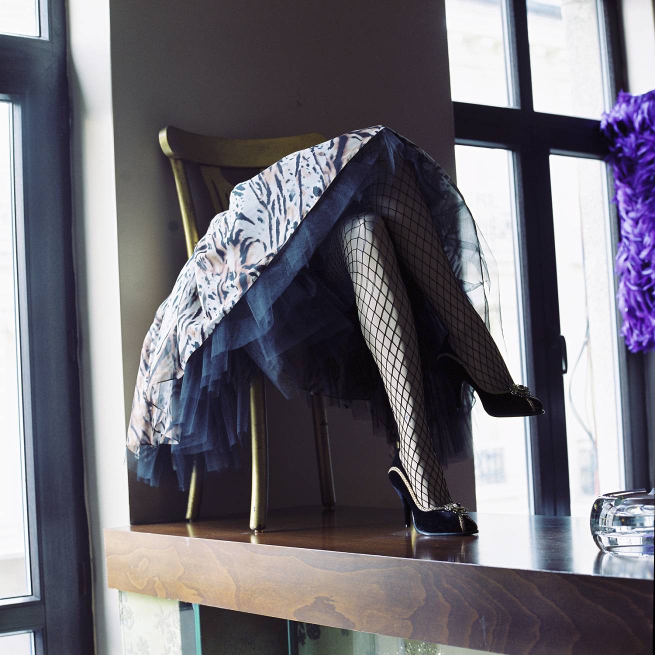 Diaries 015 - A book project of Interviews with Women - Pigment Prints with interview subtitles 80 x 100 cm