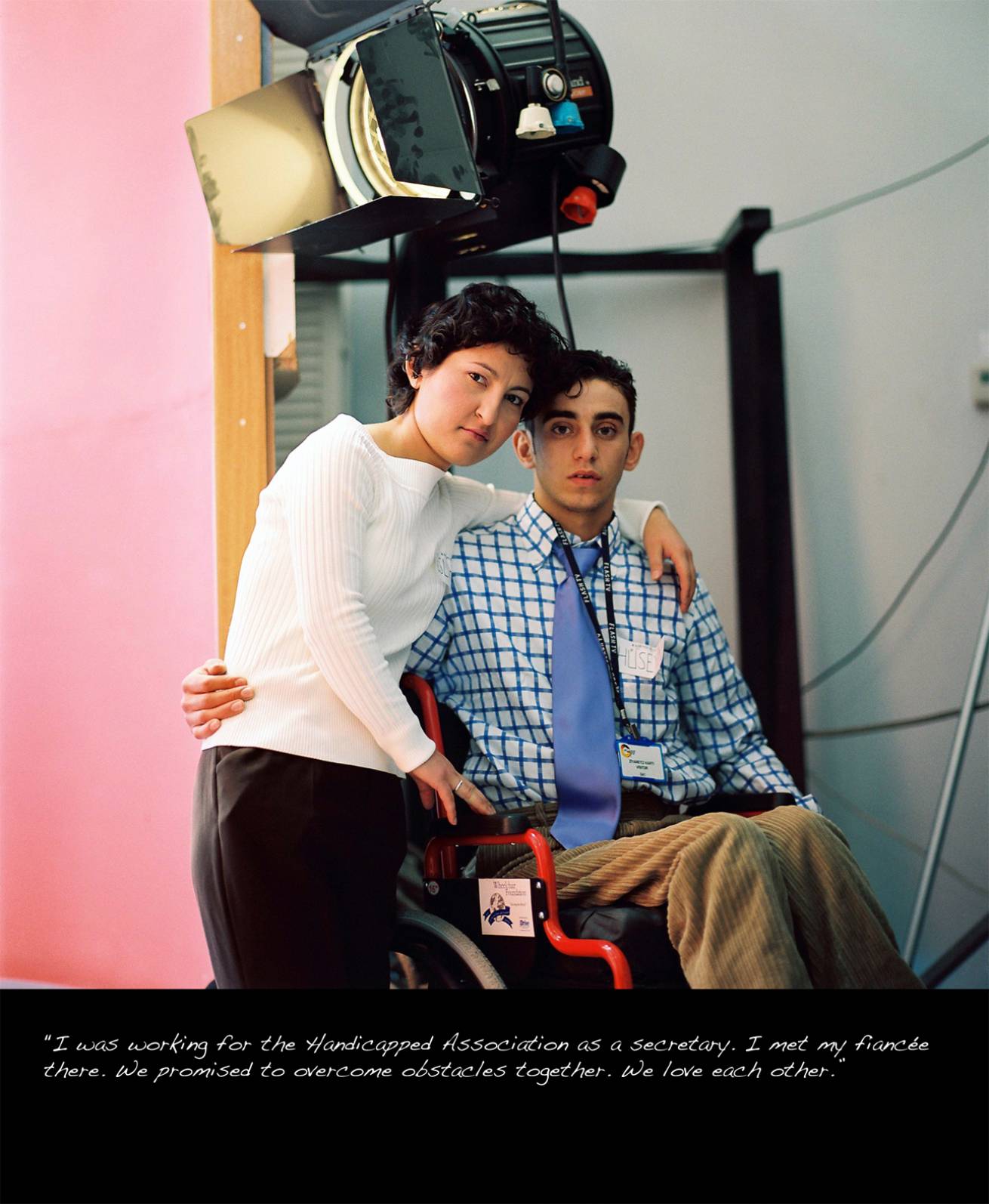 Diaries 031 - A book project of Interviews with Women - Pigment Prints with interview subtitles 80 x 100 cm