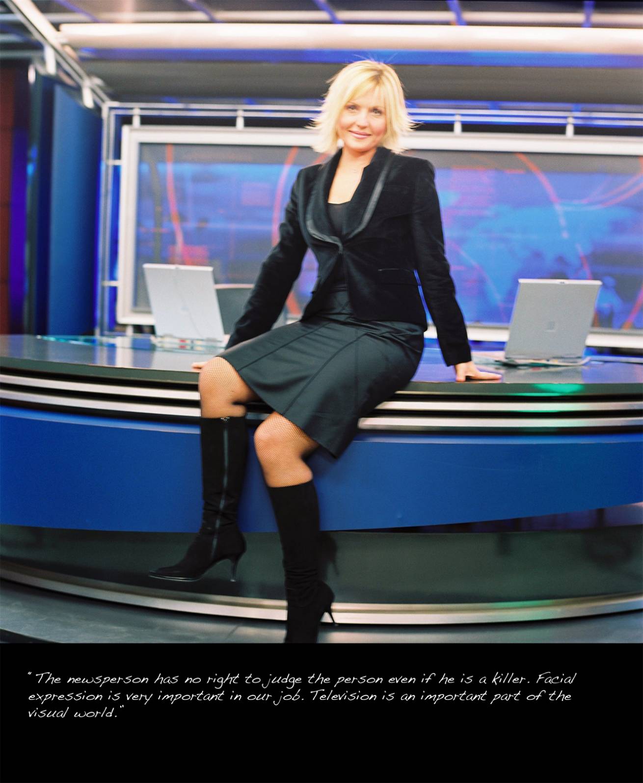 Diaries 033 - A book project of Interviews with Women - Pigment Prints with interview subtitles 80 x 100 cm