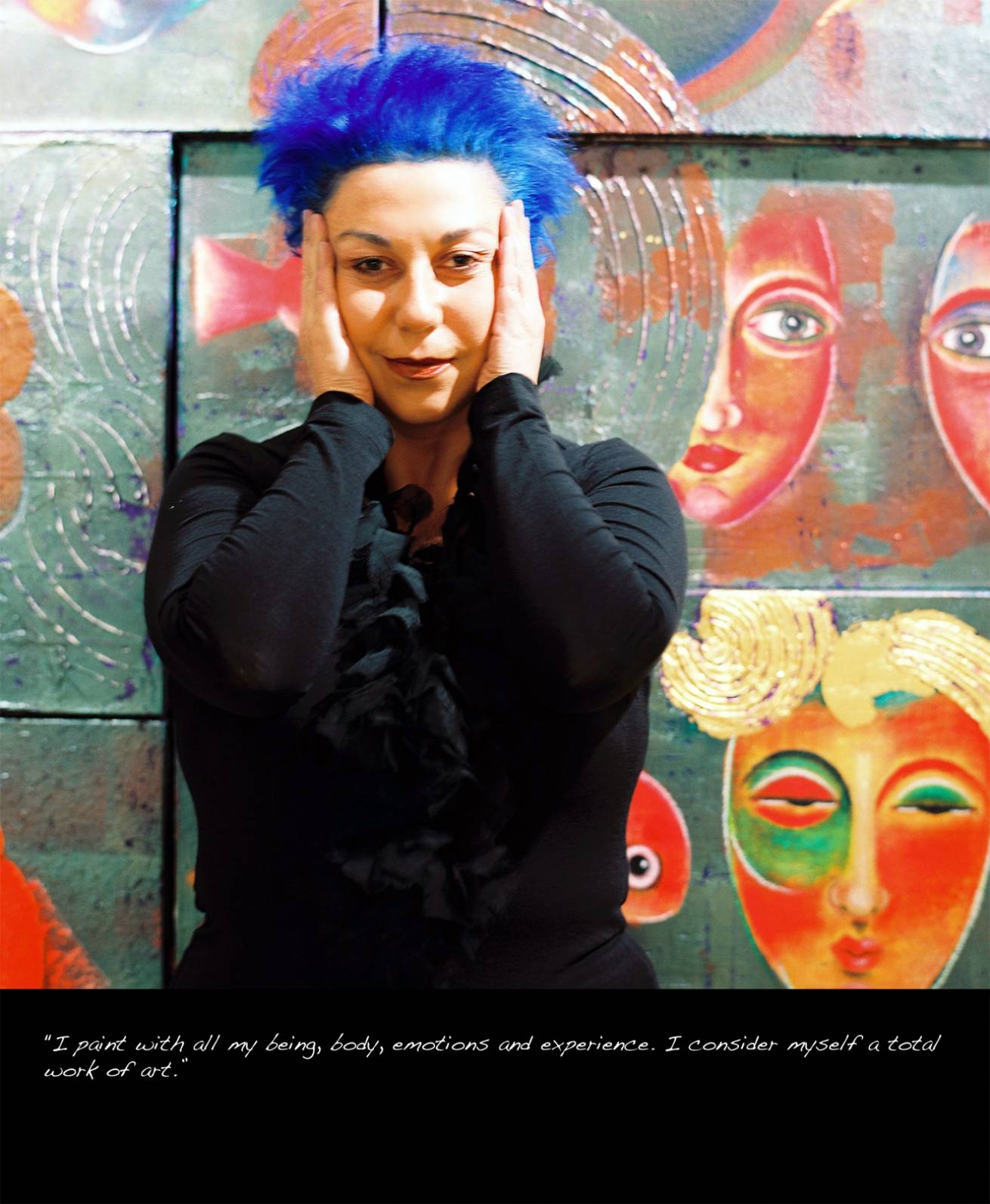 Diaries 049 - A book project of Interviews with Women - Pigment Prints with interview subtitles 80 x 100 cm