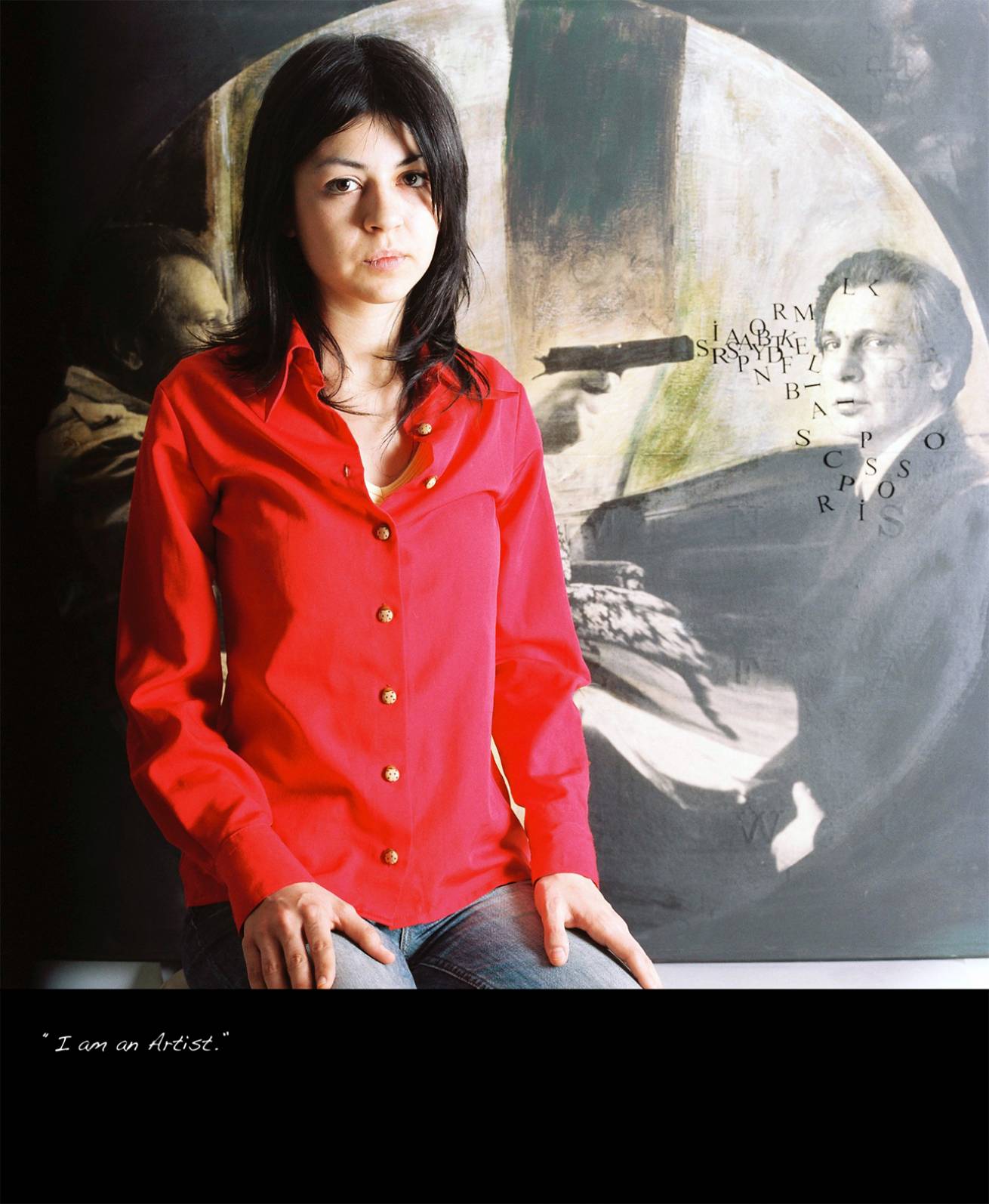 Diaries 053 - A book project of Interviews with Women - Pigment Prints with interview subtitles 80 x 100 cm