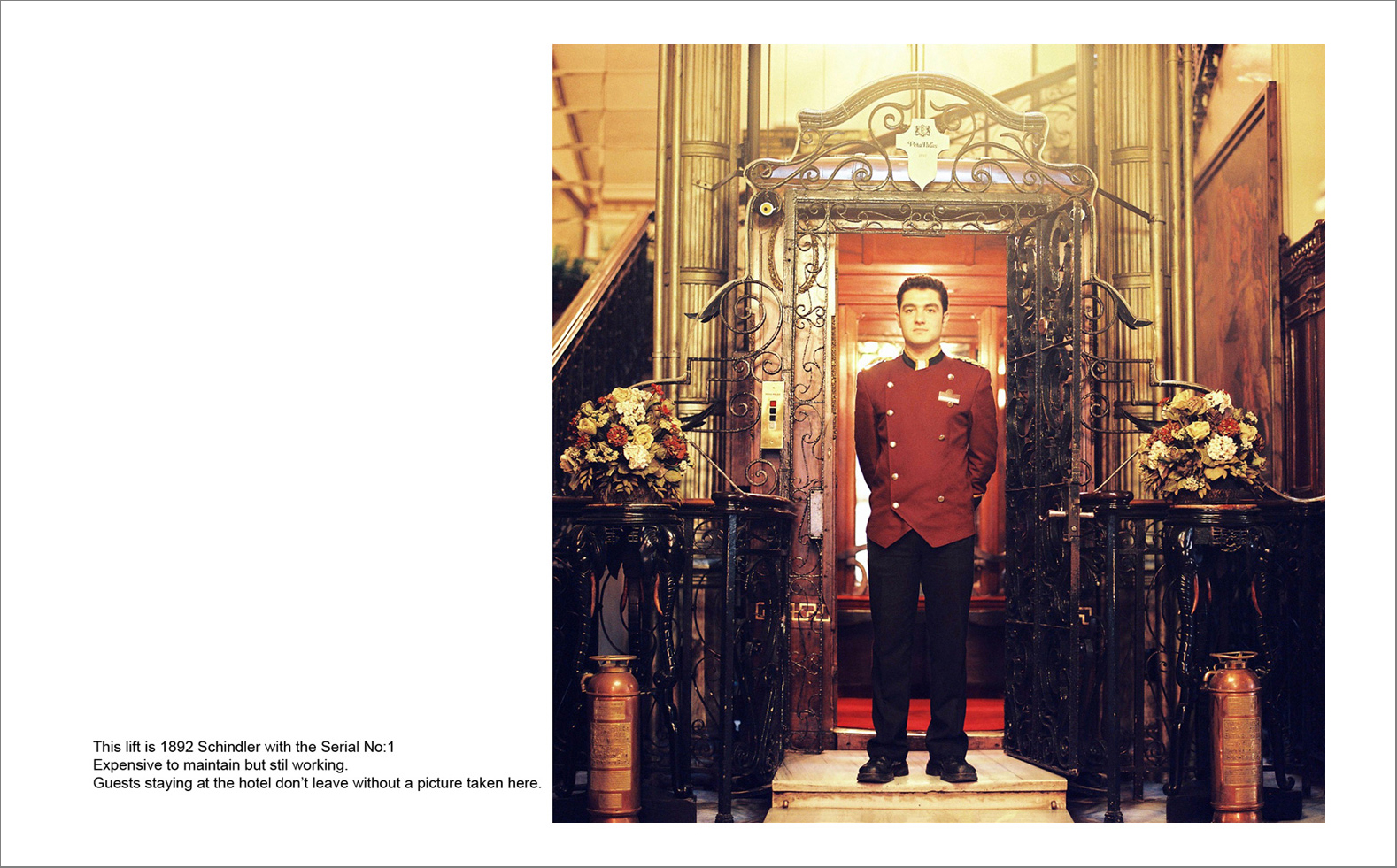 I pera 14 - Photographs with the interview subtitles in Pera (Beyoglu) in Istanbul 80 x 100 cm